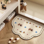 Playful Cartoon Character Bath Mat | High & Bury