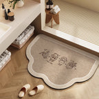 Playful Cartoon Character Bath Mat | High & Bury