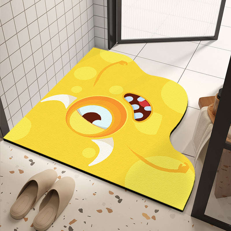 Playful Cartoon-Themed Bath Mat | High & Bury