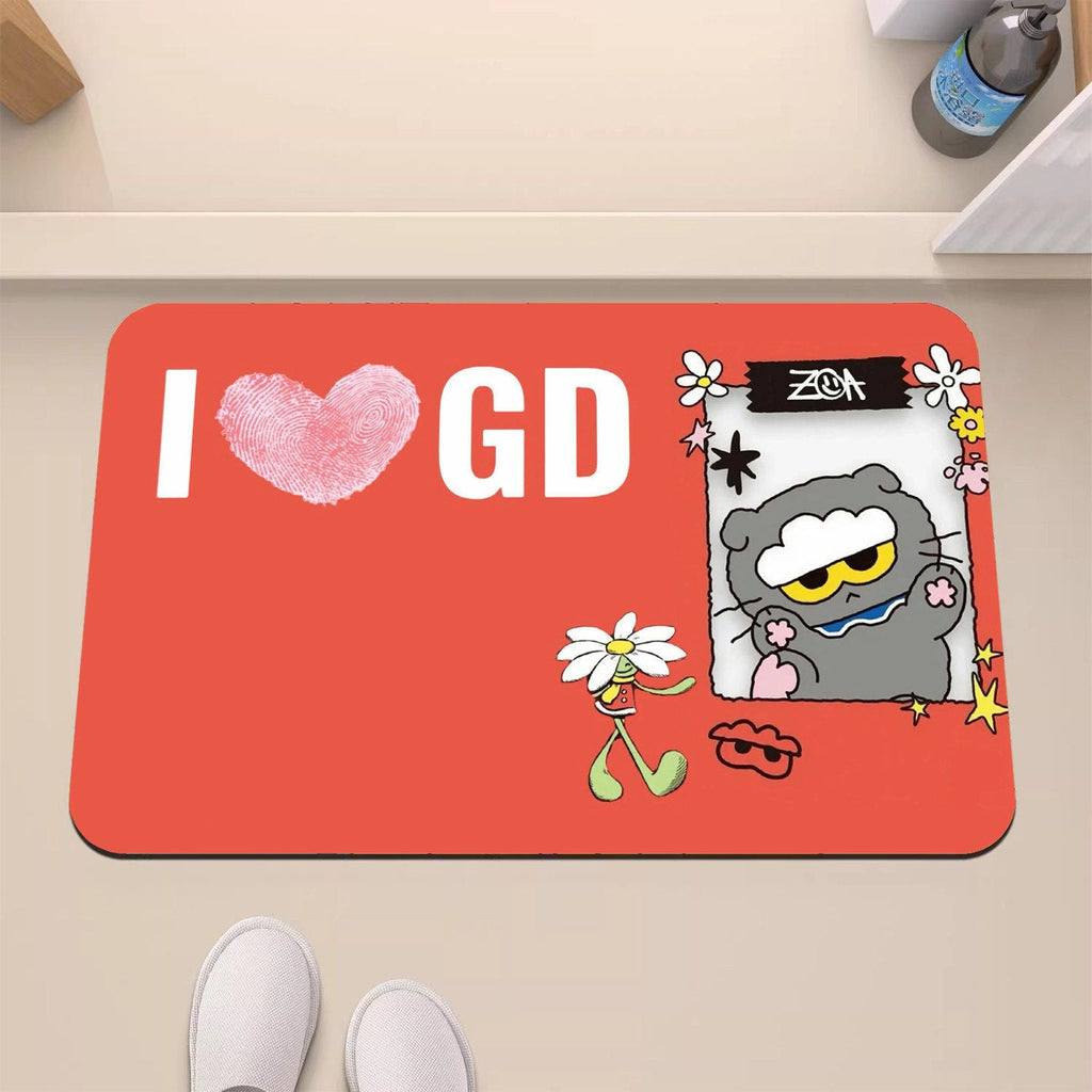 Playful Cartoon-Themed Decorative Mat | High & Bury