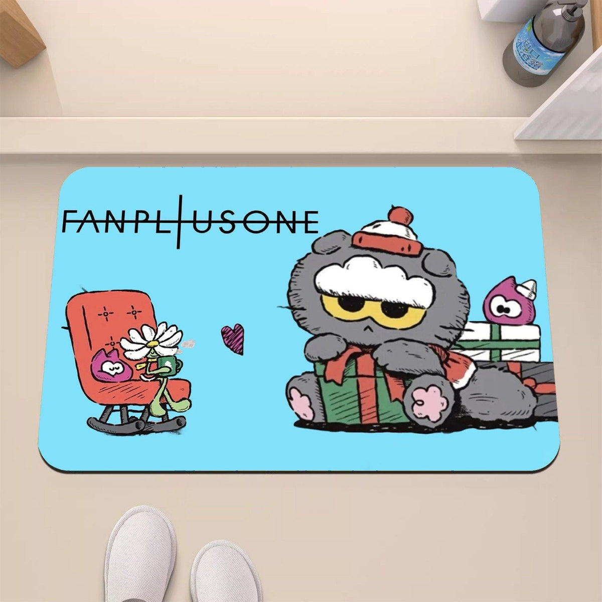 Playful Cartoon-Themed Decorative Mat | High & Bury