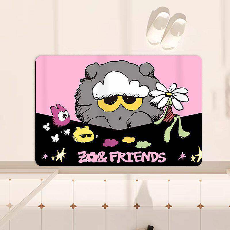 Playful Cartoon-Themed Decorative Mat | High & Bury