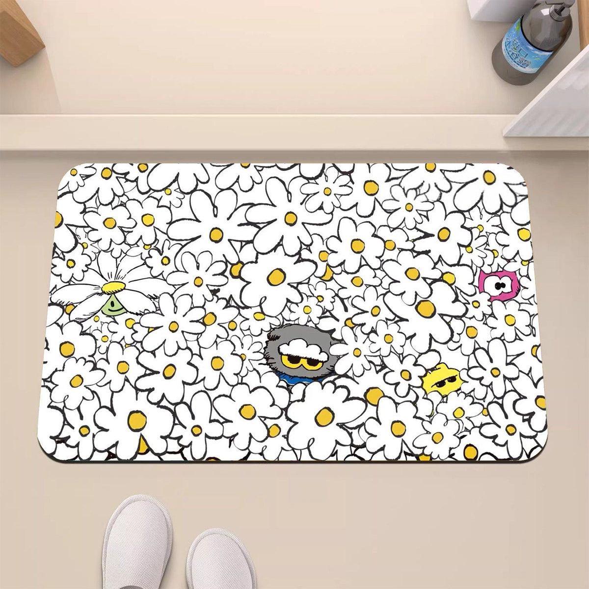 Playful Cartoon-Themed Decorative Mat | High & Bury