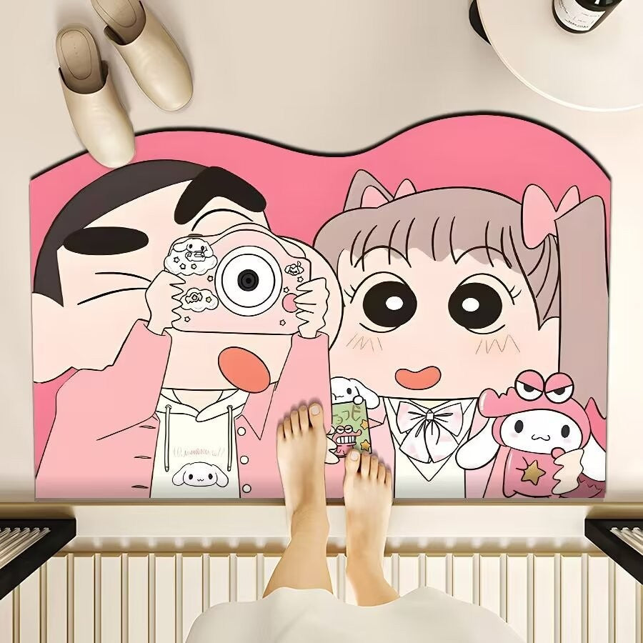Playful Cartoon-Themed Floor Mat | High & Bury
