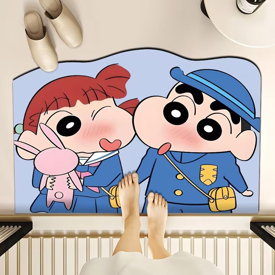 Playful Cartoon-Themed Floor Mat | High & Bury