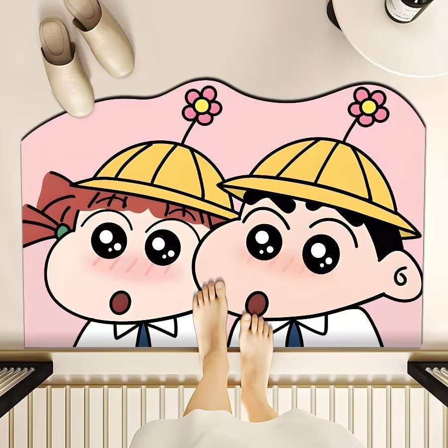 Playful Cartoon-Themed Floor Mat | High & Bury
