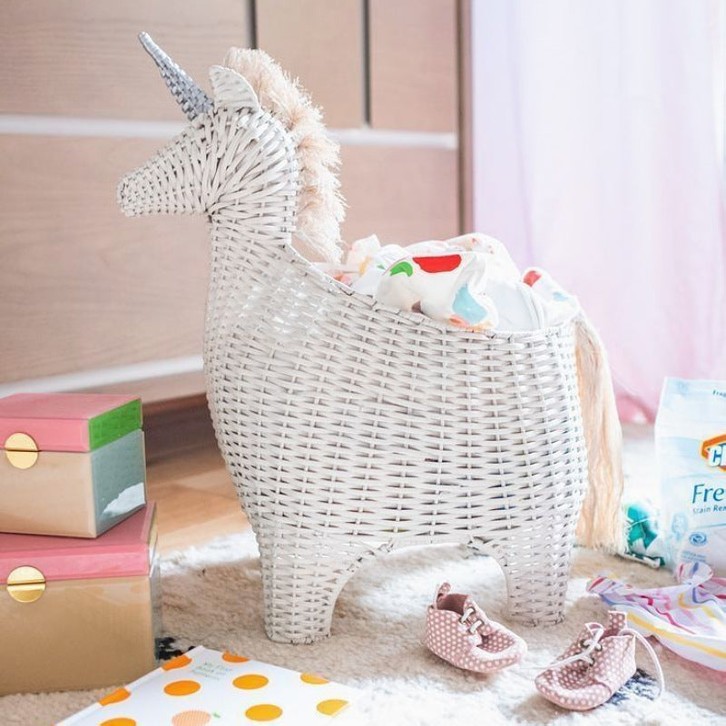 Playful Decoration Basket in Unicorn Design | High & Bury