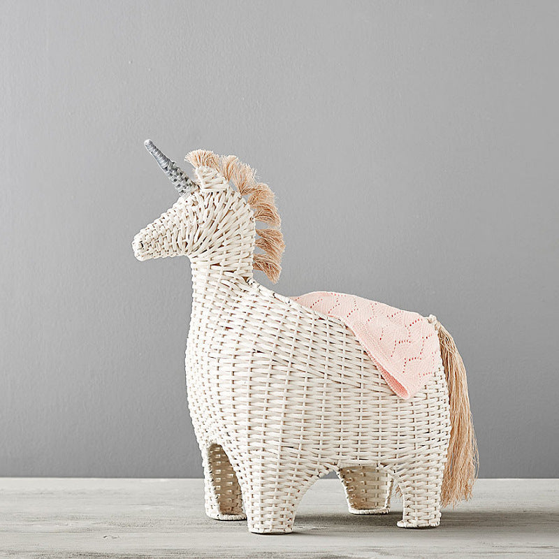 Playful Decoration Basket in Unicorn Design | High & Bury
