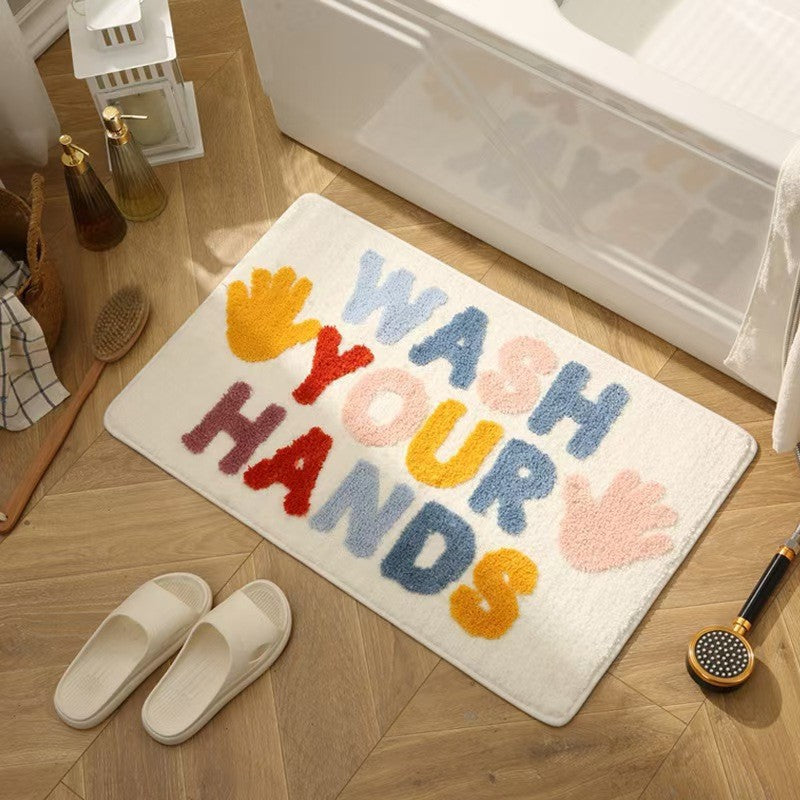 Playful Decorative Bath Mat | High & Bury