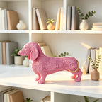 Playful Decorative Figure of a Sweet Dachshund | High & Bury