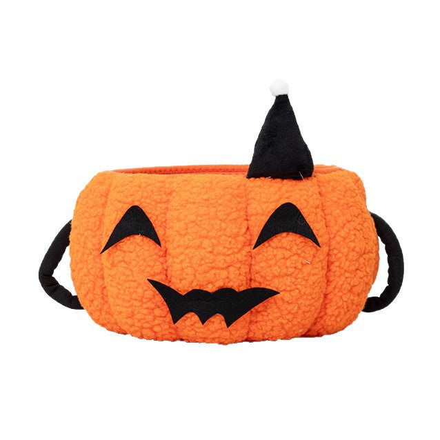 Playful Decorative Storage Basket in Pumpkin Design | High & Bury
