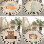 Playful Dinosaur-Themed Area Rug | High & Bury