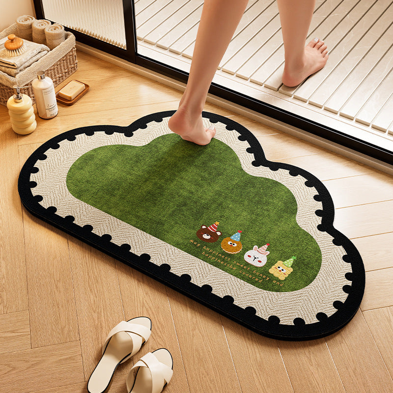 Playful Dog-Themed Bath Rug | High & Bury