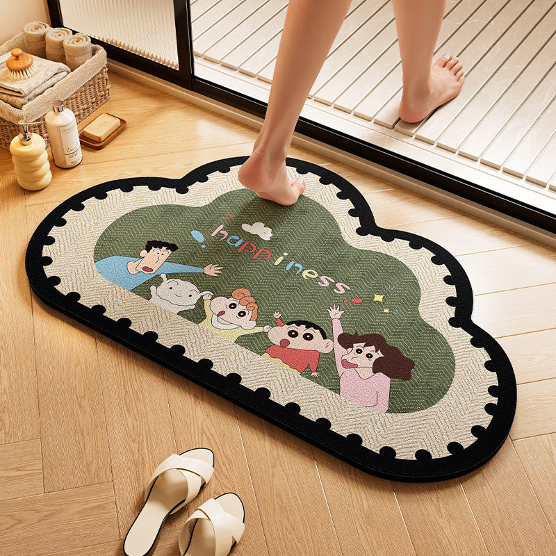 Playful Dog-Themed Bath Rug | High & Bury