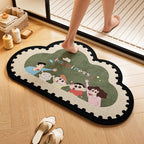 Playful Dog-Themed Bath Rug | High & Bury