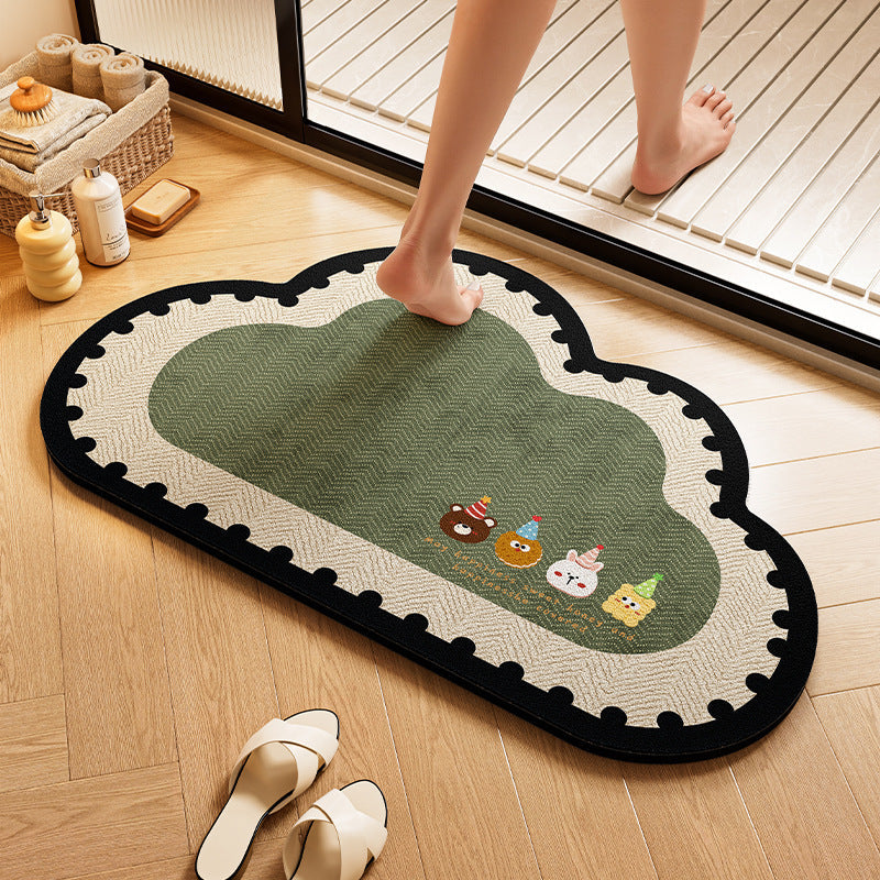 Playful Dog-Themed Bath Rug | High & Bury