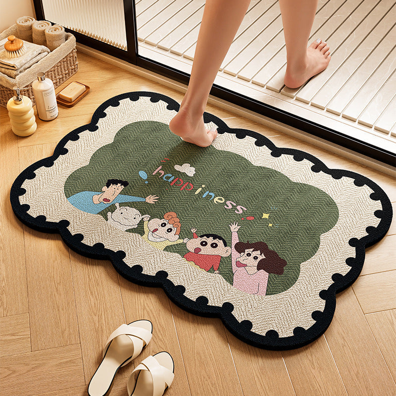 Playful Dog-Themed Bath Rug | High & Bury