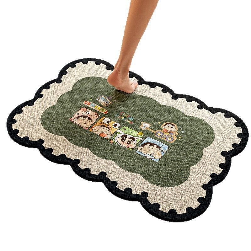 Playful Dog-Themed Bath Rug | High & Bury