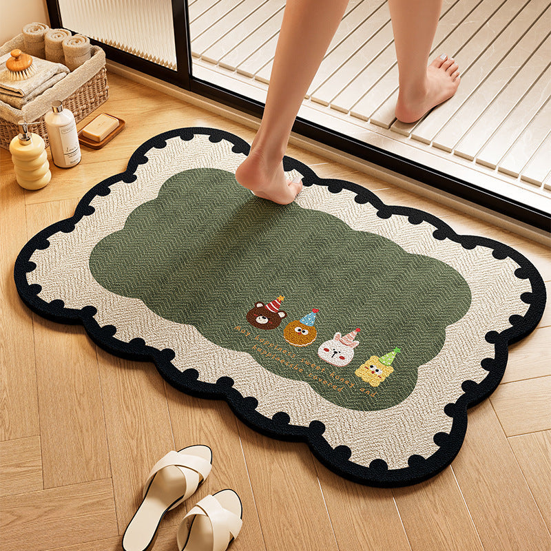 Playful Dog-Themed Bath Rug | High & Bury