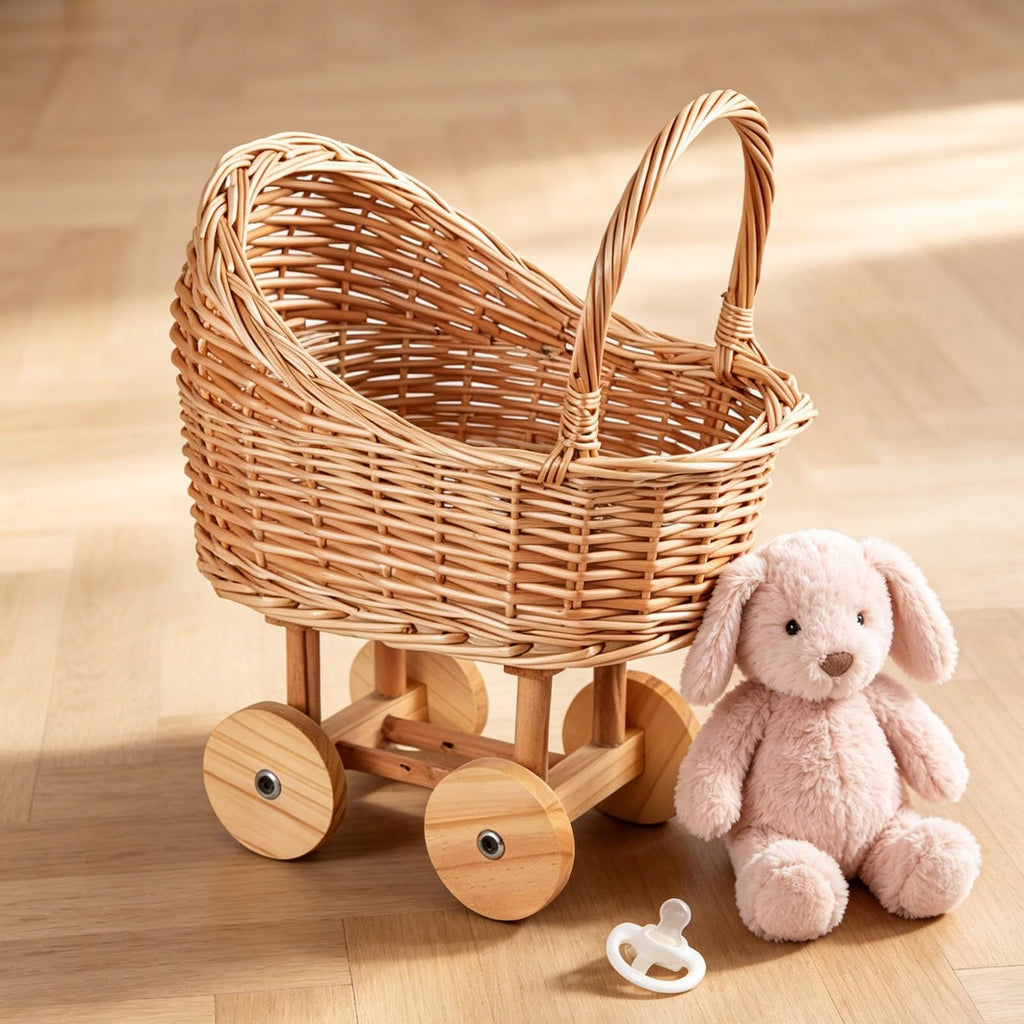 Playful Flower Basket on Wheels | High & Bury