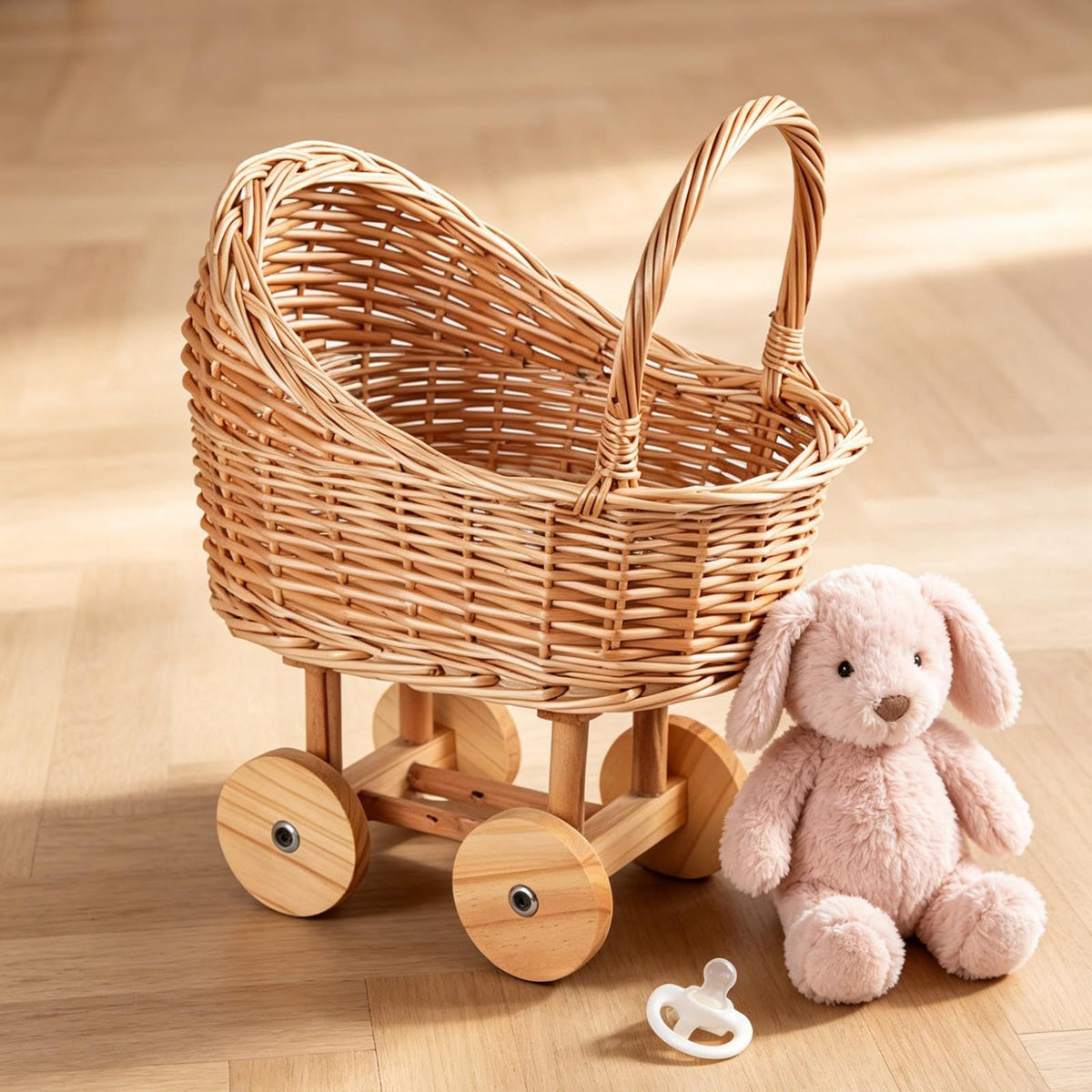 Playful Flower Basket on Wheels | High & Bury