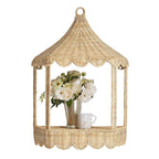 Playful Flower Plate made of Wicker | High & Bury