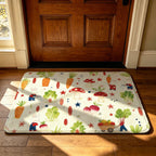 Playful Garden-Themed Area Mat | High & Bury