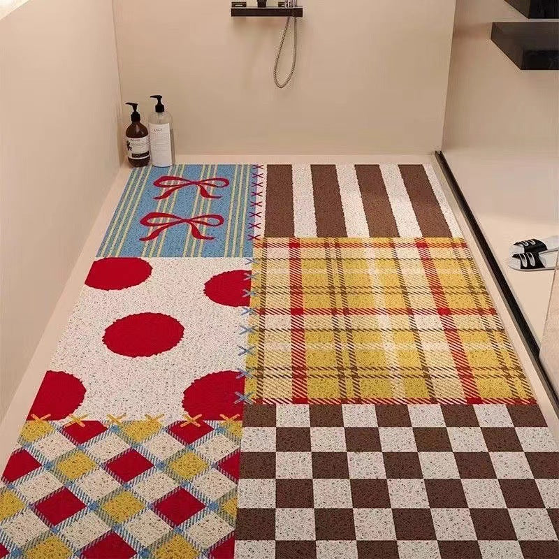 Playful Puppy-Themed Non-Slip Bathroom Mat | High & Bury