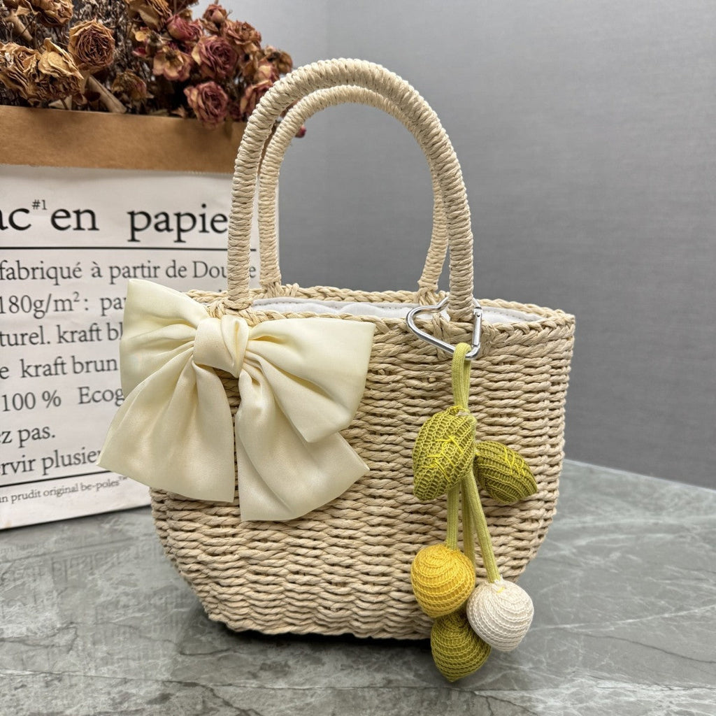 Playful Rattan Handbag | High & Bury