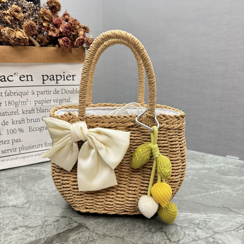 Playful Rattan Handbag | High & Bury