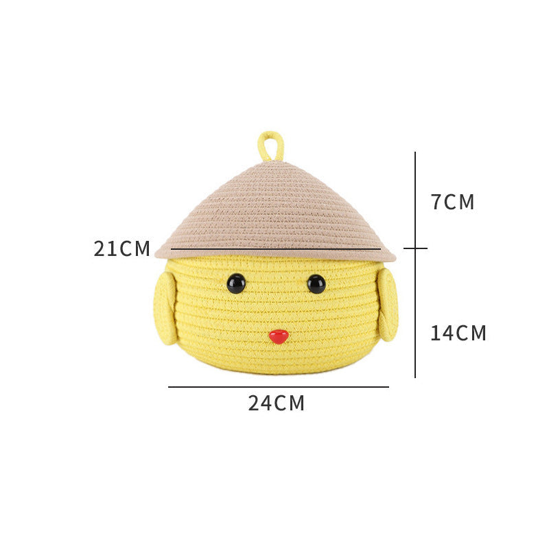 Playful Storage Basket Handwoven | High & Bury