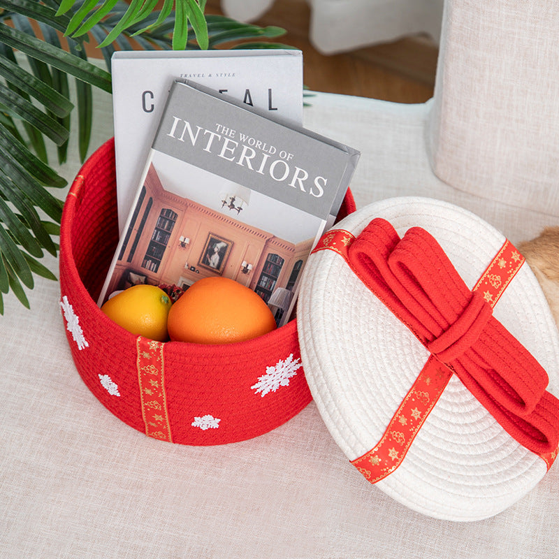 Playful Storage Basket in Bunny Design Soft Textile | High & Bury
