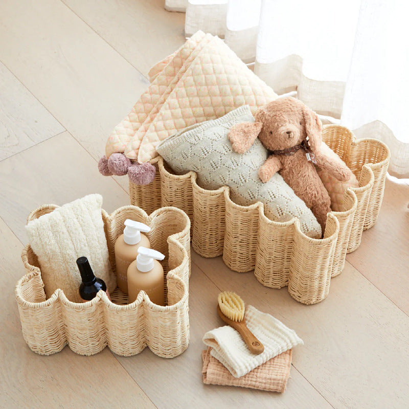 Playful Storage Basket in Flower Design | High & Bury