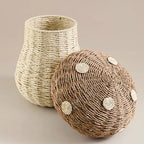 Playful Storage Basket in Mushroom Design | High & Bury