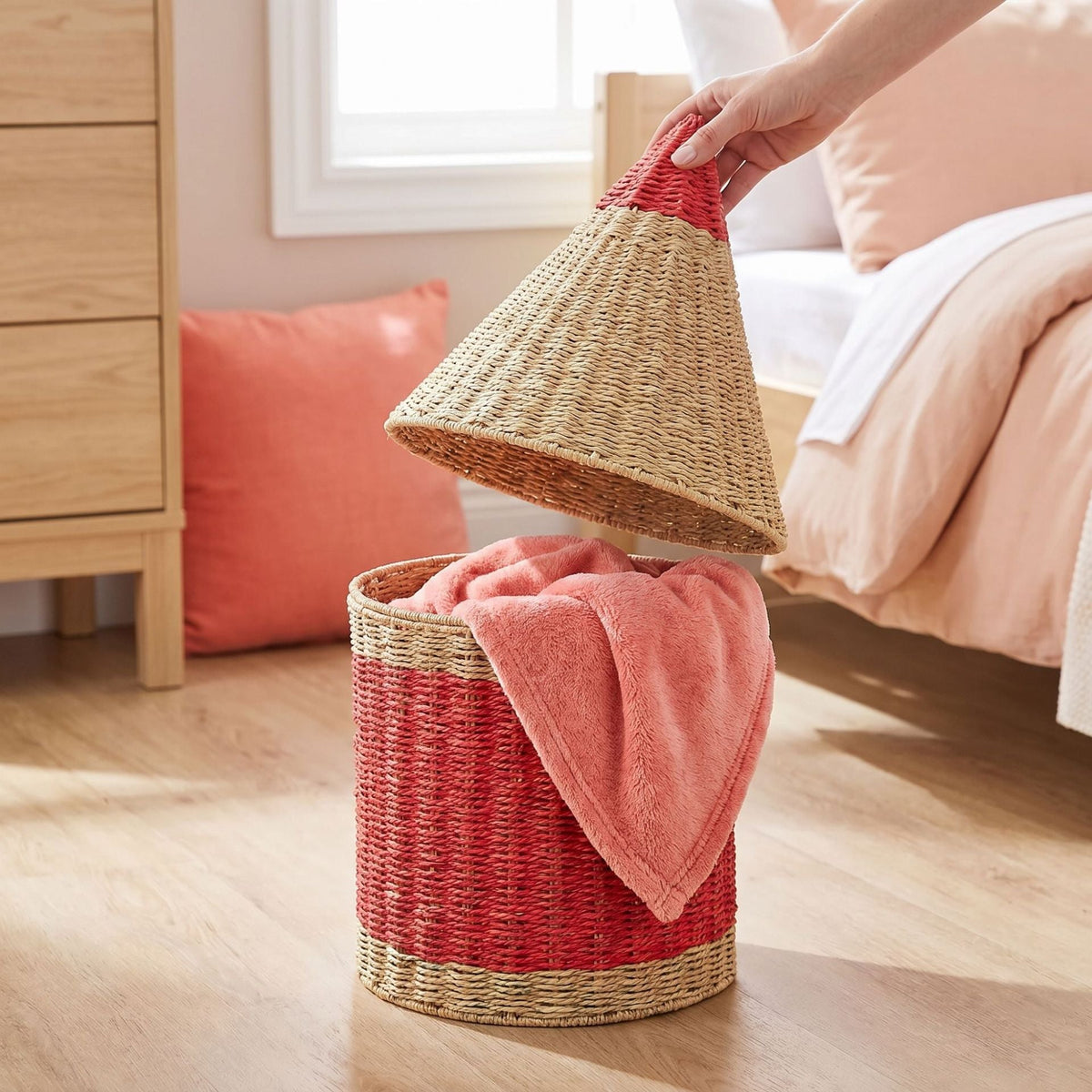 Playful Storage Basket in Pencil Design | High & Bury