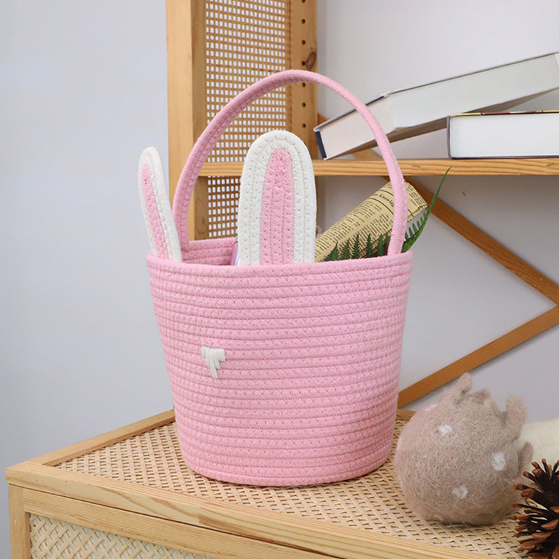 Playful Storage Basket in Rabbit Design | High & Bury