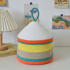 Playful Storage Basket in Rabbit Design Pink | High & Bury