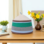 Playful Storage Basket in Rabbit Design Pink | High & Bury