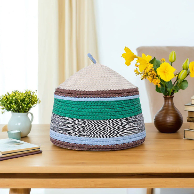 Playful Storage Basket in Rabbit Design Pink | High & Bury