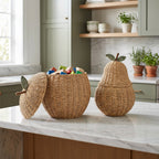 Playful Storage Basket in the Shape of a Pear | High & Bury