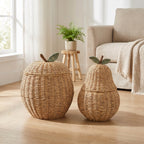 Playful Storage Basket in the Shape of a Pear | High & Bury