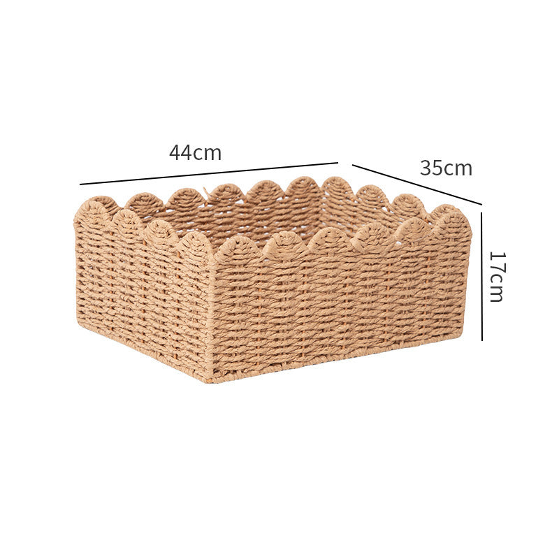 Playful Storage Basket in Wave Design | High & Bury