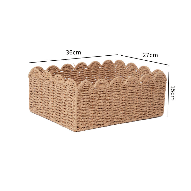 Playful Storage Basket in Wave Design | High & Bury