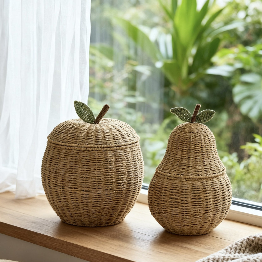 Playful Storage Basket in Wave Design | High & Bury