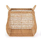 Playful Storage Basket made of Handwoven Wicker | High & Bury