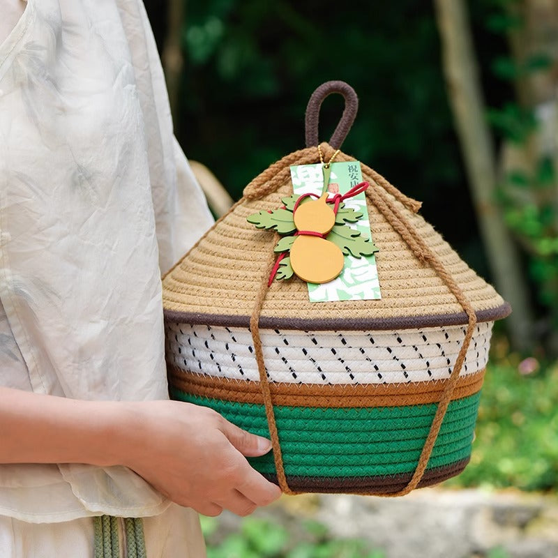 Playful Storage Basket Soft Textile | High & Bury