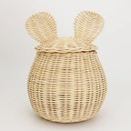 Playful Storage Basket with Animal Ears | High & Bury