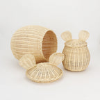 Playful Storage Basket with Animal Ears | High & Bury