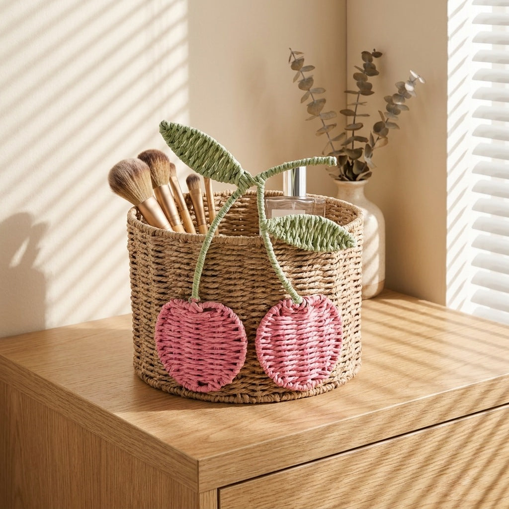 Playful Storage Basket with Fruit Design | High & Bury