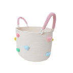 Playful Storage Basket with Heart Pattern | High & Bury